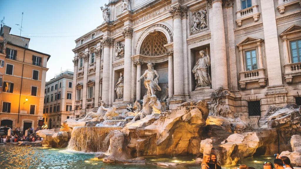 Rome Trevi Fountain