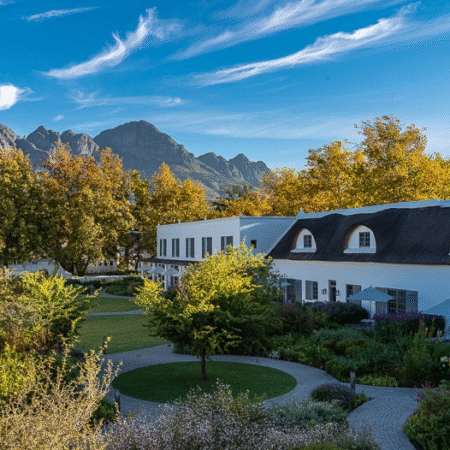 Erinvale with Mountains Beautiful Erinvale with the Helderberg Mountain in the background (click above for video)